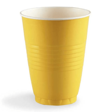 VASO 12 DARNEL AMARILLO X 12 UND