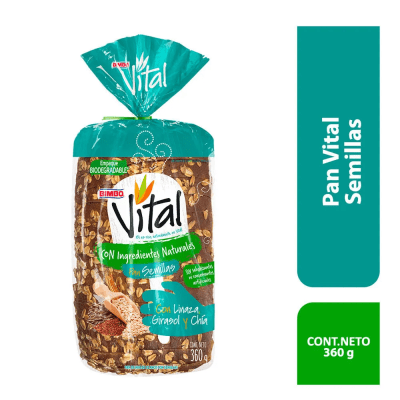 BIMBO PAN VITAL 360GR SEMILLAS