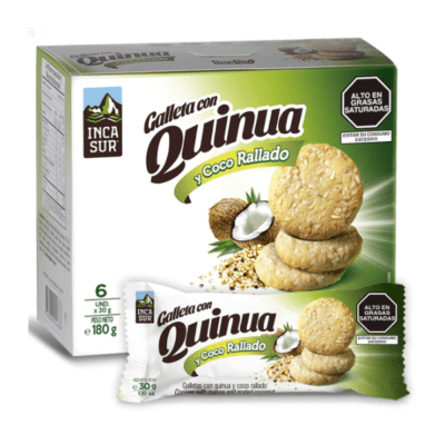INCASUR GALLETA C/ QUINUA 6UND 180GR COCO RALLADO