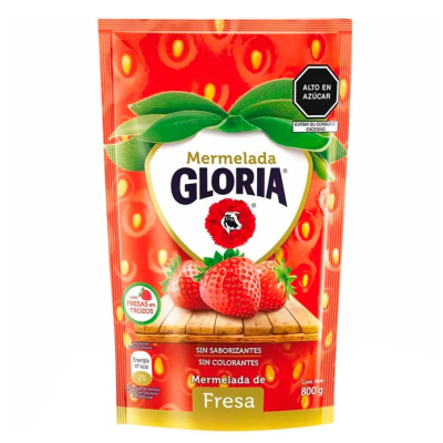 GLORIA MERMELADA FRESA 800G DOYPACK