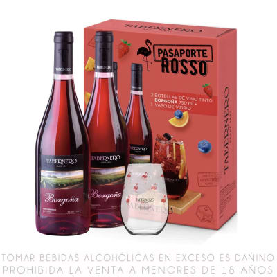 VINO PASAPORTE ROSSO BORGOÑA