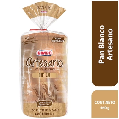 BIMBO PAN BLANCO 560GR ARTESANO
