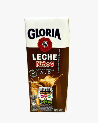 LECHE UHT GLORIA CHOCOLATADA NIÑOS TETRA X180ML