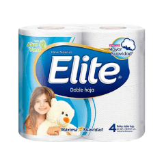 PAPEL HIGIENICO ELITE CELESTE 4UND