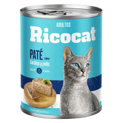 RICOCAT ADULTOS PATÉ SABOR SARDINA Y POLLO 330G
