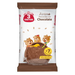 AVENA 3 OSITOS CON CHOCOLATE 180G