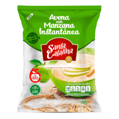 AVENA CON MANZANA INSTANTANEA SANTA CATALINA 150G