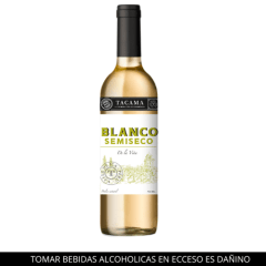 TACAMA VINO SEMI SECO 750ML BLANCO