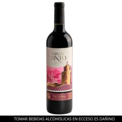 TACAMA VINO GRAN TINTO 750ML TRES CEPAS