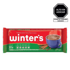WINTER CHOCOLATE TAZA 80GR CANELA Y CLAVO