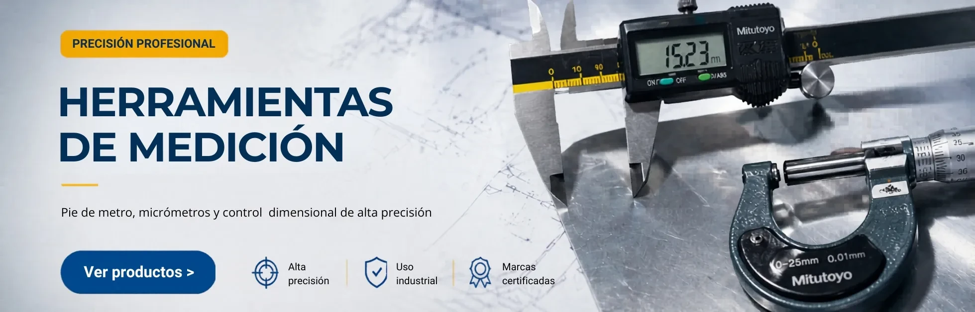 Herramientas de medición de alta precisión