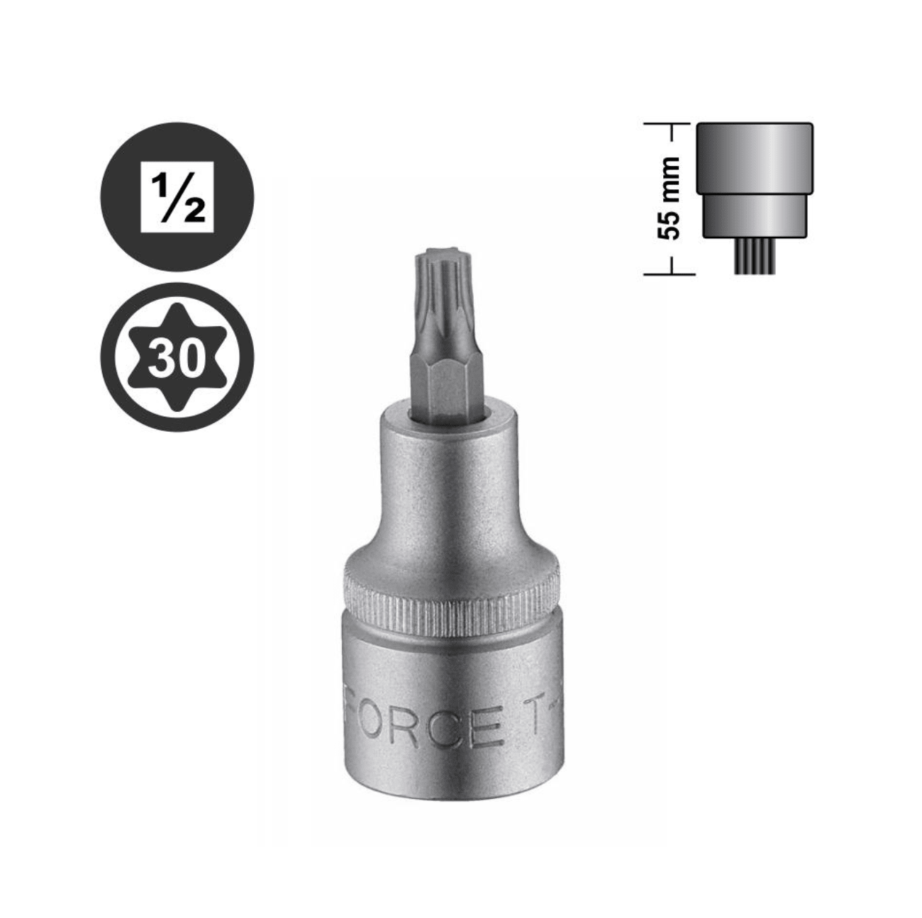OTC 6108 - Llave De Vaso TORX Estándar T45 Con Unidad Cuadrada De 3/8 Pulgadas