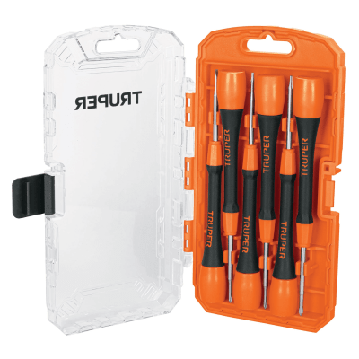 JUEGO DESTORNILLADOR PRECISION 6 PZAS TRUPER (JOY-6)1