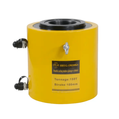  CILINDRO HIDRAULICO HUECO DOBLE EFECTO DE 100T x 100 MM1