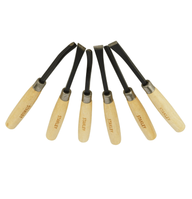 JUEGO DE GUBIAS 6 PZAS STANLEY 16-120