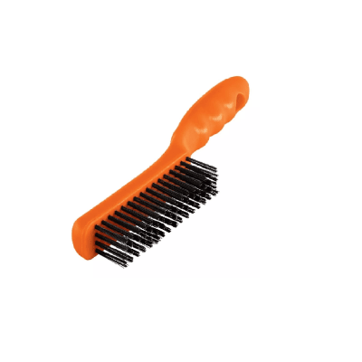 ESCOBILLA ACERO TRUPER C/MANGO 4 X 16 HILERAS
