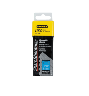 GRAPAS STANLEY T50 5/16 (8MM) CAJA 1000 UNIDADES TRA705T