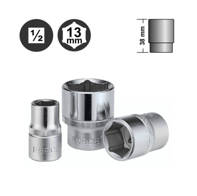 DADO HEXAGONAL 1/2 EN MM FORCE1