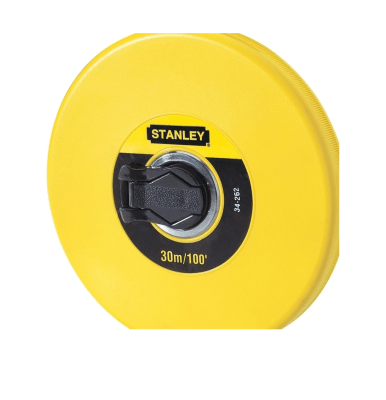 HUINCHA MEDIR 30 MTS X 1/2 FIBRA VIDRIO STANLEY 34-262S