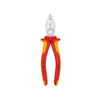 ALICATE UNIVERSAL AISLADO 1000V DE 8” KNIPEX 03 06 200