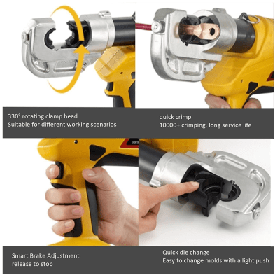  APRIETA TERMINALES INALAMBRICO 12 TON DE 16-400 MM2