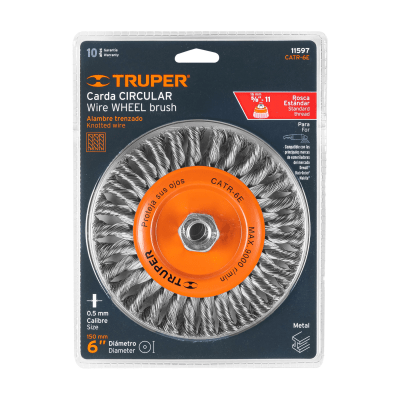 GRATA CIRCULAR TRENZADA 6 P/ESMERIL 