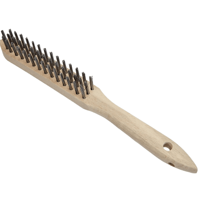 ESCOBILLA ALAMBRE AC. 3 HILERAS C/MANGO. LESSMANN 100.0311