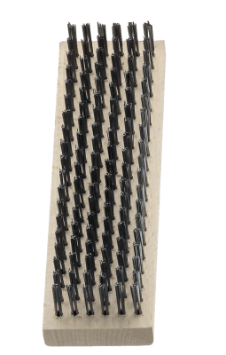 ESCOBILLA ALAMBRE ACERO RECTA S/MANGO