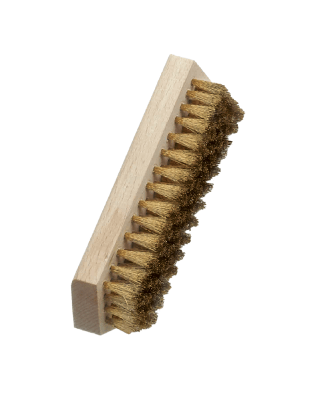 ESCOBILLA RECTA DE BRONCE 7 HILERAS S/MANGO