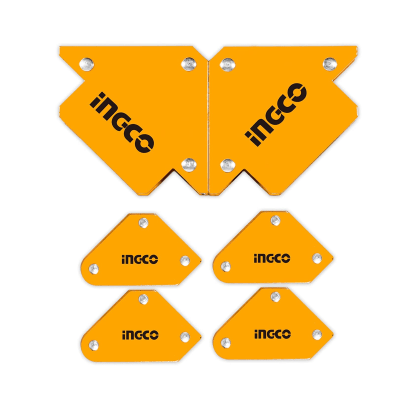JUEGO DE ESCUADRA MAGNÉTICA PARA SOLDAR 6 PZAS INGCO1