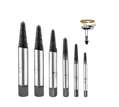 JUEGO EXTRACTOR DE PERNOS INDUSTRIAL 5 PZAS INGCO