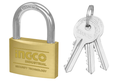 CANDADO CON 3 LLAVES DE 40 MM INGCO