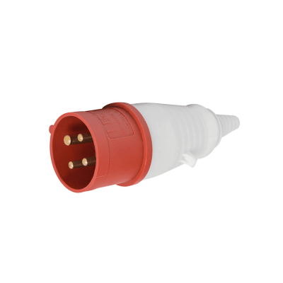 ENCHUFE MACHO VOLANTE 32A 3P+T 380V IP44 MARCA LEXO