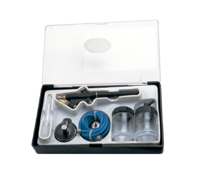 PISTOLA PARA AEROGRAFO KIT DE 6 PIEZAS MUZI ABS-1