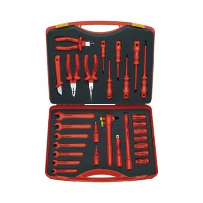 JUEGO HERRAMIENTAS DE 29 PZS AISLADA 1000V