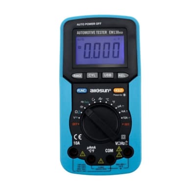 MULTIMETRO DIGITAL AUTOMOTRIZ CON USB ALL SUN EM130USB1