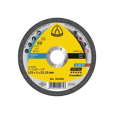 DISCO CORTE INOXIDABLE 4 1/2 x 1 MM