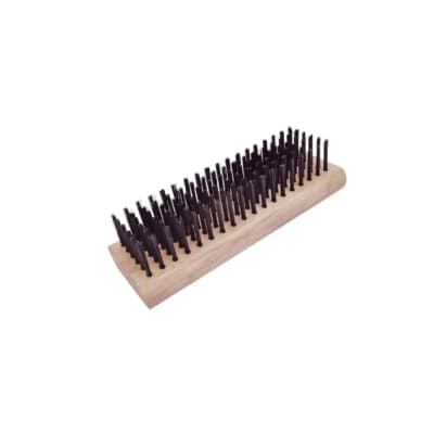 ESCOBILLA ALAMBRE ACERO 6X18 SIN MANGO HELA 1-A
