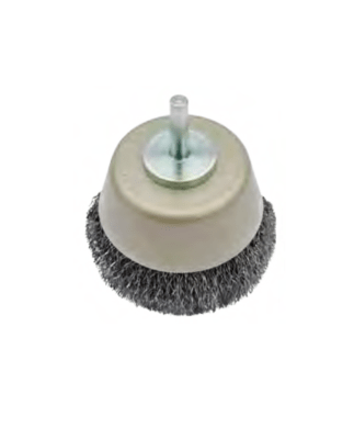GRATA COPA CONICA 3 ACERO ONDULADO CON VASTAGO HELA C32/35-V