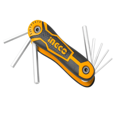 JUEGO LLAVES ALLEN 2-8 MM DE 8 PZAS INGCO1