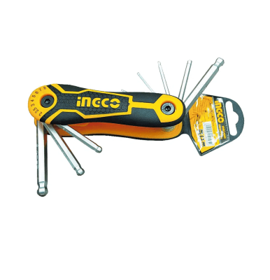 JUEGO LLAVES ALLEN C/BOLA 2-8 MM DE 8 PZAS INGCO1