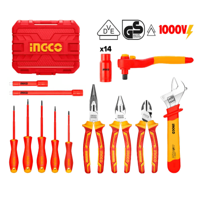JUEGO DE HERRAMIENTAS AISLADAS 1.000V 26 PZAS INGCO1