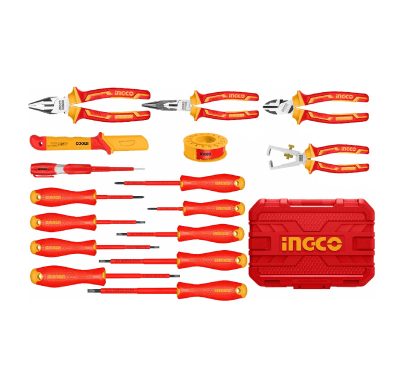 JUEGO DE HERRAMIENTAS AISLADAS 1.000V 16 PZAS INGCO