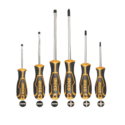 JUEGO DESTORNILLADORES 6 PZAS MARCA INGCO1