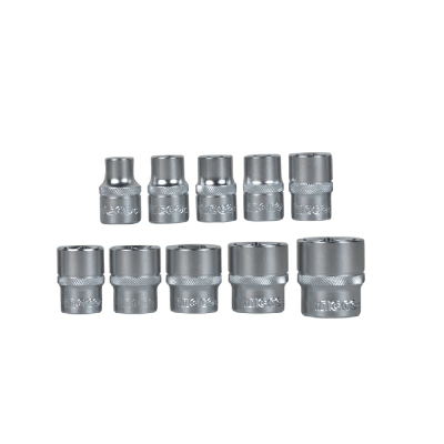 JUEGO DADOS DE 1/2 DE 10 PIEZAS INGCO