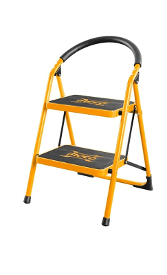 ESCALERA 2 PELDAÑOS ACERO TUBULAR INGCO