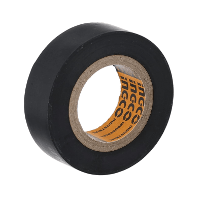 SET 10 UNIDADES HUINCHA AISLADORA NEGRA 18 MM x 9.5 MTS INGCO1