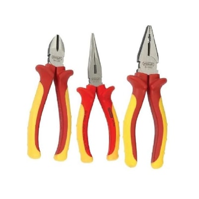 JUEGO ALICATES 3 PZAS AISLADOS 1.000 V MARCA STANLEY
