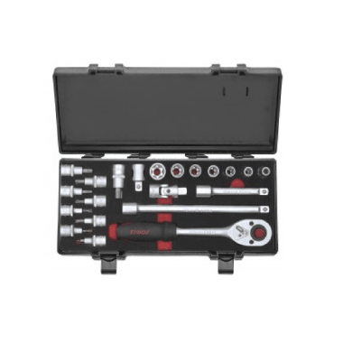 JUEGO DADOS TORX DE 21 PZS MARCA FORCE1