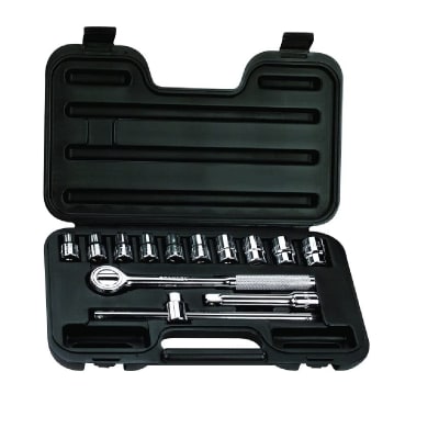 JGO DADOS 1/2 POLIGONAL DE 10 - 22 MM 14 PZAS MARCA STANLEY